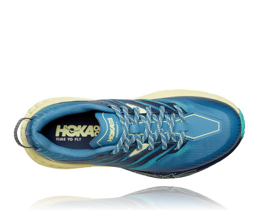 Hoka One One Trainers Womens Blue - Speedgoat 4 - 42735BVSX